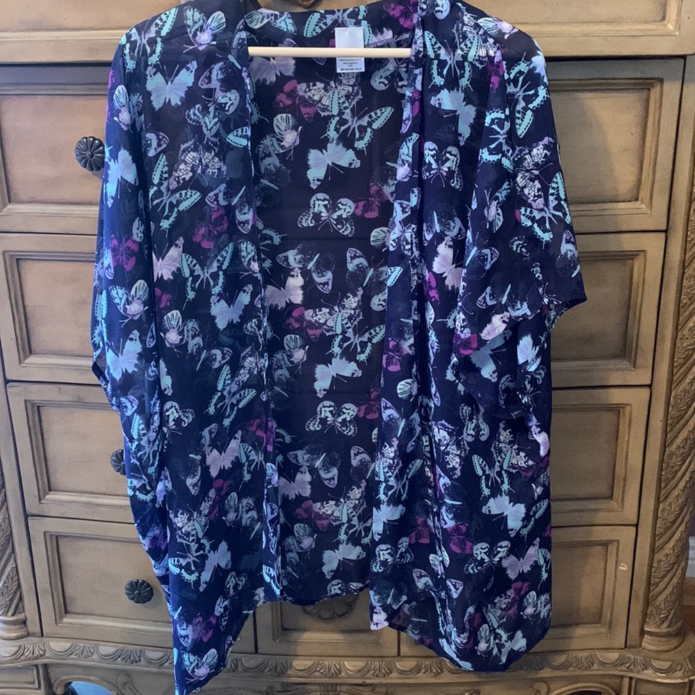 Butterfly Print Cardigan